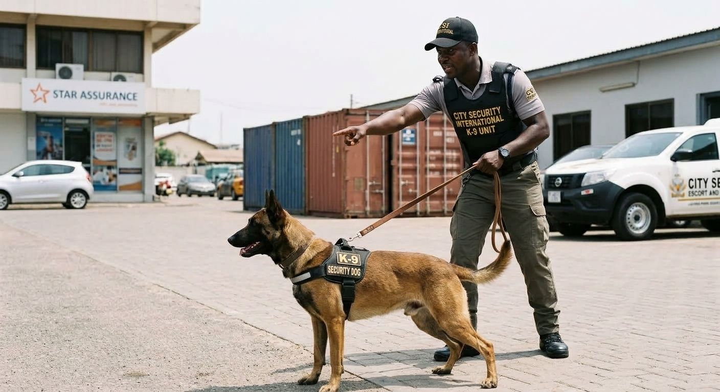 CSI certified K9 security canine unit